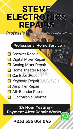 Music Equipment Repairs Home Electronics Repair