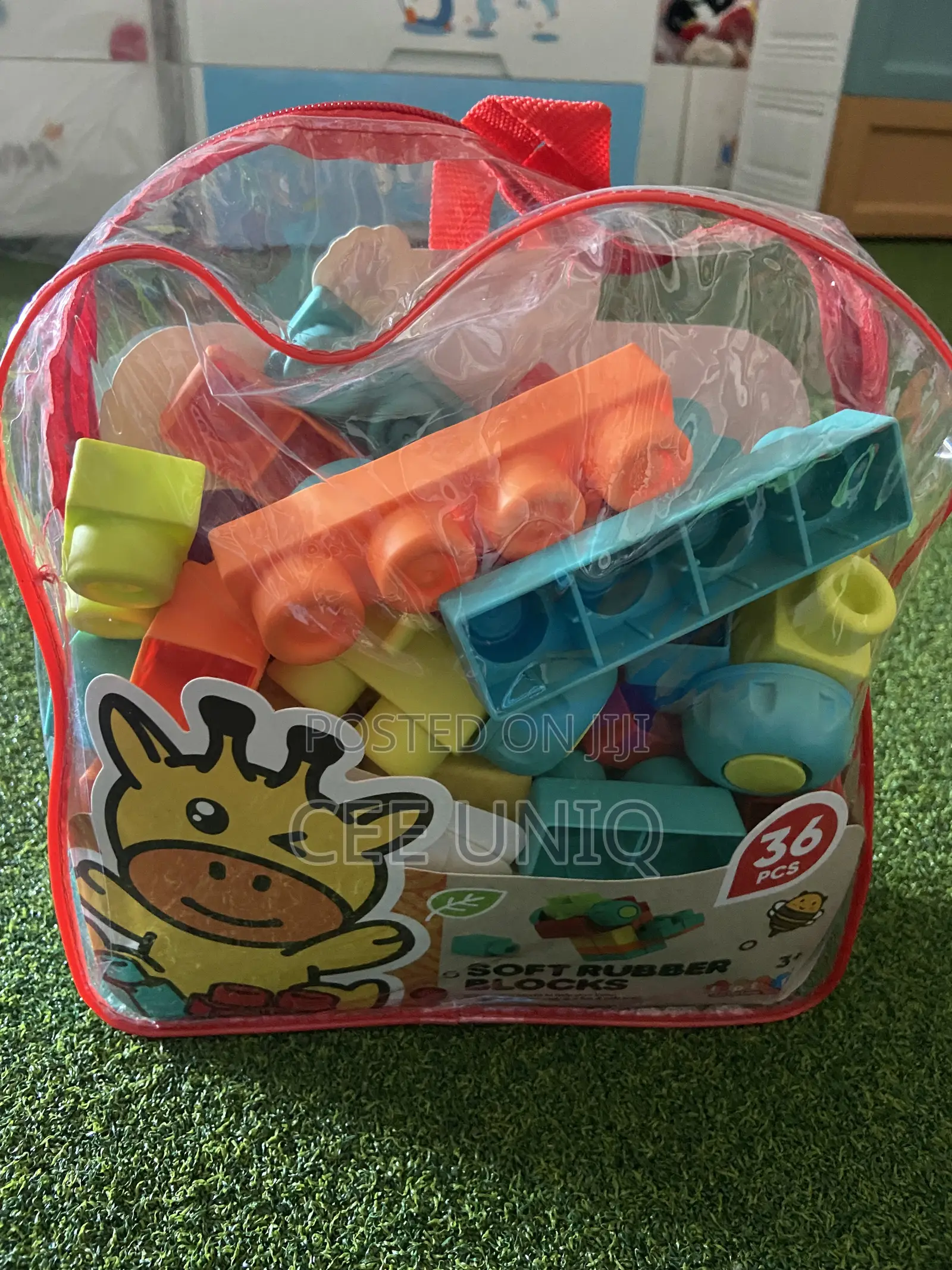 Soft Rubber Building Blocks for Babies and Toddlers