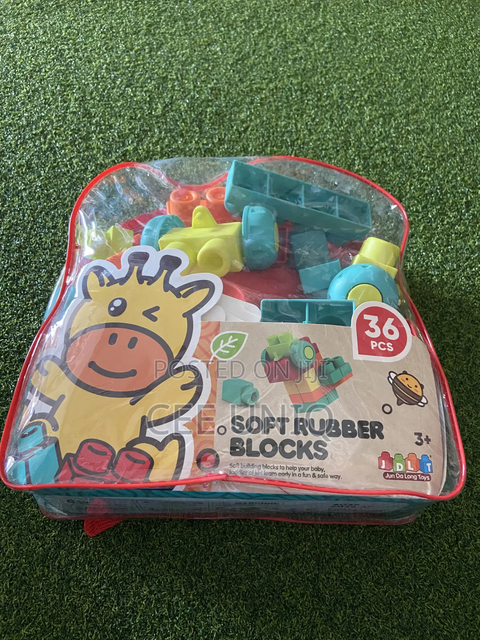 Soft Rubber Building Blocks for Babies and Toddlers