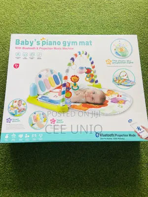 Baby Piano Gym Mat With Bluetooth Connectivity
