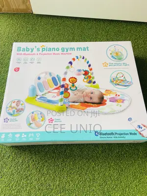 Baby Piano Gym Mat With Bluetooth Connectivity