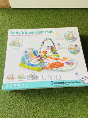 Baby Piano Gym Mat With Bluetooth Connectivity
