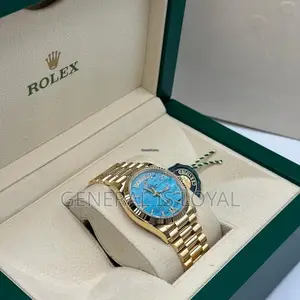Rolex Day-Date 36m Distinctive Turquoise Stone Dial President Bracelet