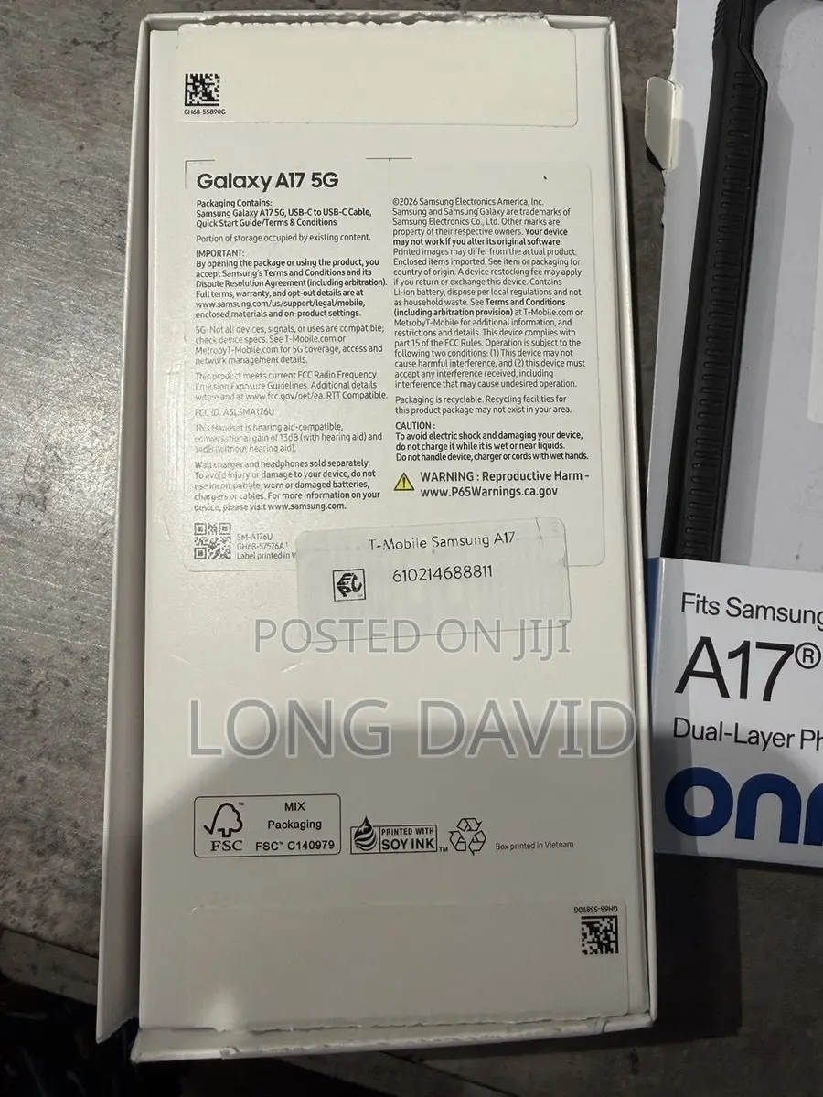New Samsung Galaxy A17 5G 256 GB Black