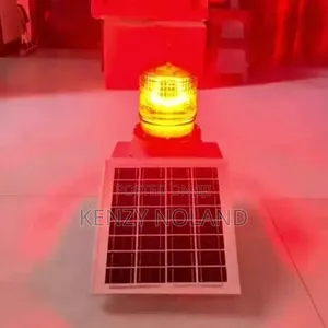 High Building Signal Warning Lamp Led Solar Powered