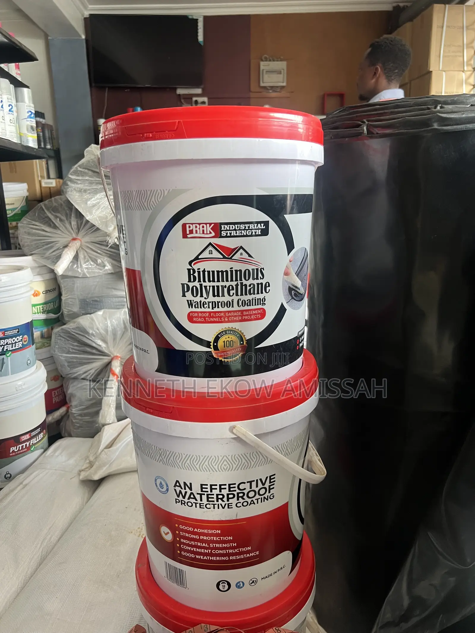 Bituminous Polyurethane Waterproof Coating 18kg