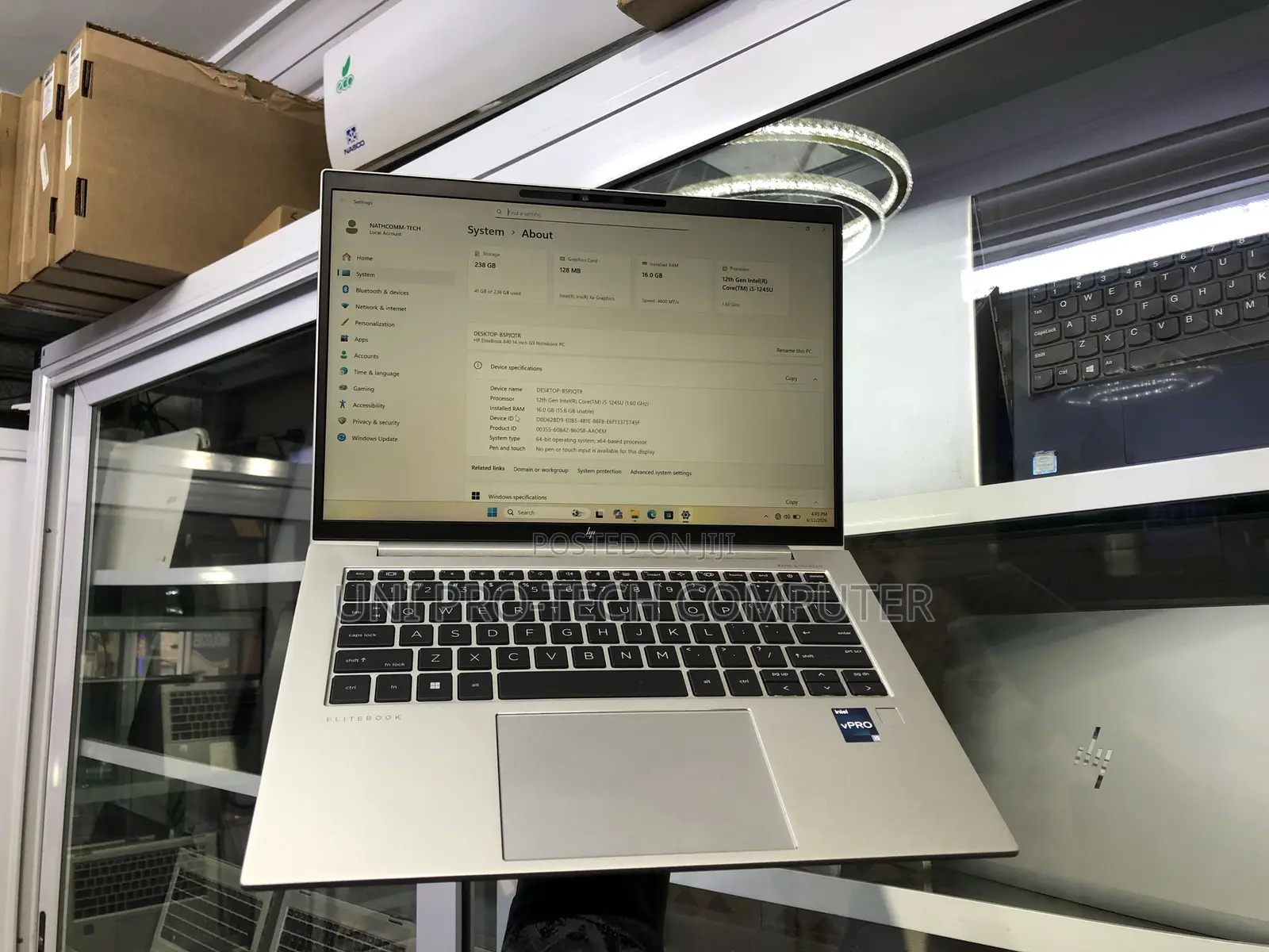 New Laptop HP EliteBook 840 G9 16GB Intel Core i5 SSD 256GB