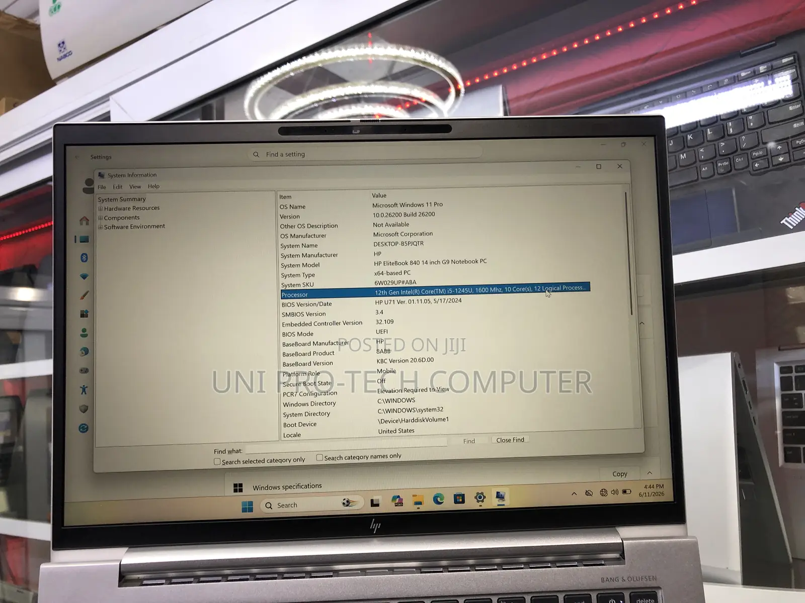 New Laptop HP EliteBook 840 G9 16GB Intel Core i5 SSD 256GB
