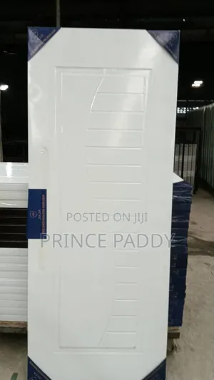 Wooden Door Still With Frame and Handle Is Available