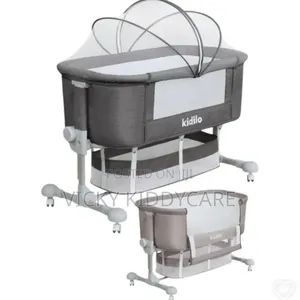 Adjustable Canopy Bedside Crib 3 in 1 Baby Cradle With Mosquito Net