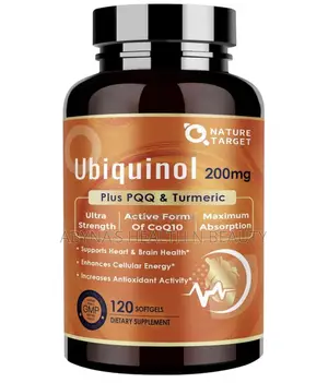 Coq10 Ubiquinol 200mg Plus PQQ Turmeric