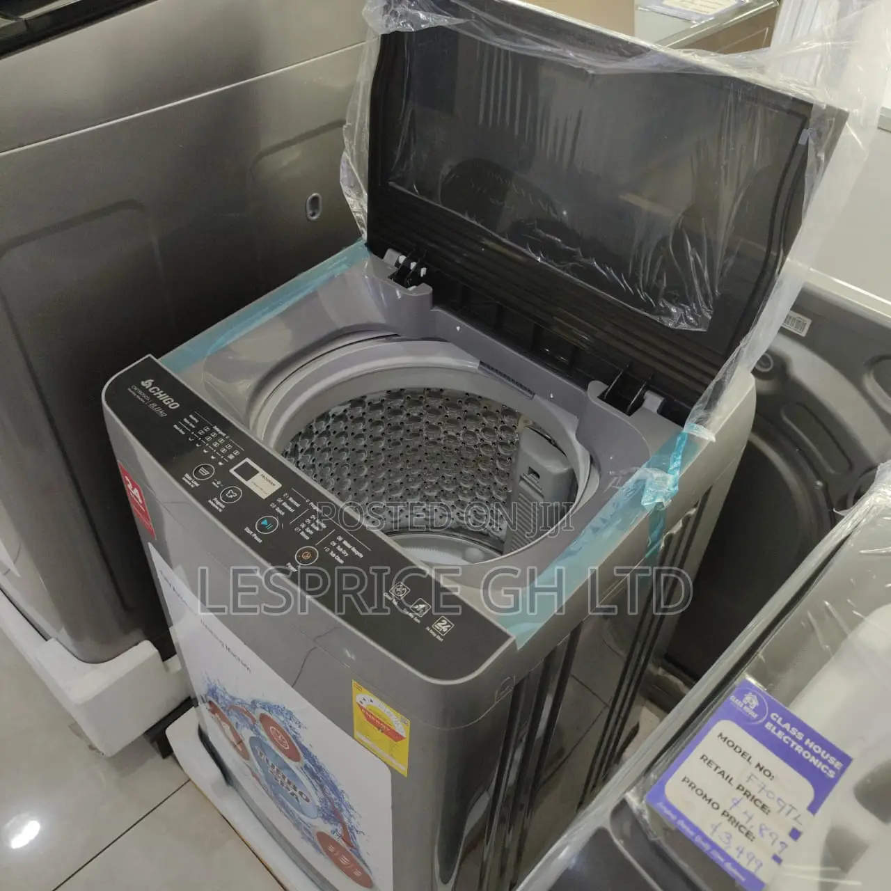 Long Lasting Original 8kg Fully Auto Top Load Chigo Washing Machine
