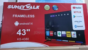 Sunny Walk Framrless 43inch Smart Google Android 11 Smart Tv