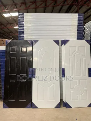 Wooden Steel Security Door With Accessories(Single)