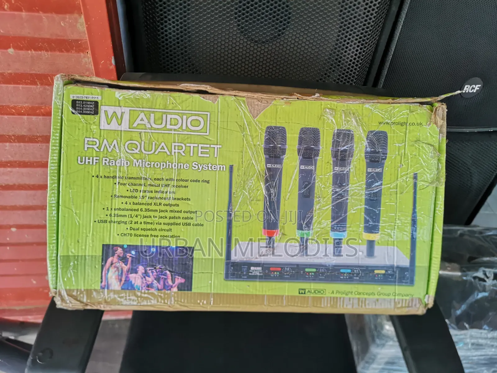 W Audio Rm Quartet Uhf Radio Microphone System