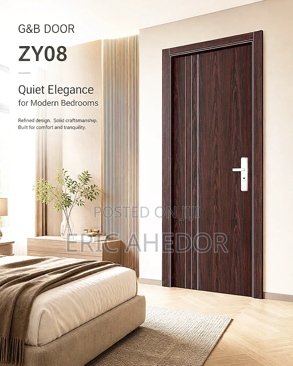 G B Zy 18 Bedroom Security Door All Weather Plus Frames and Handles