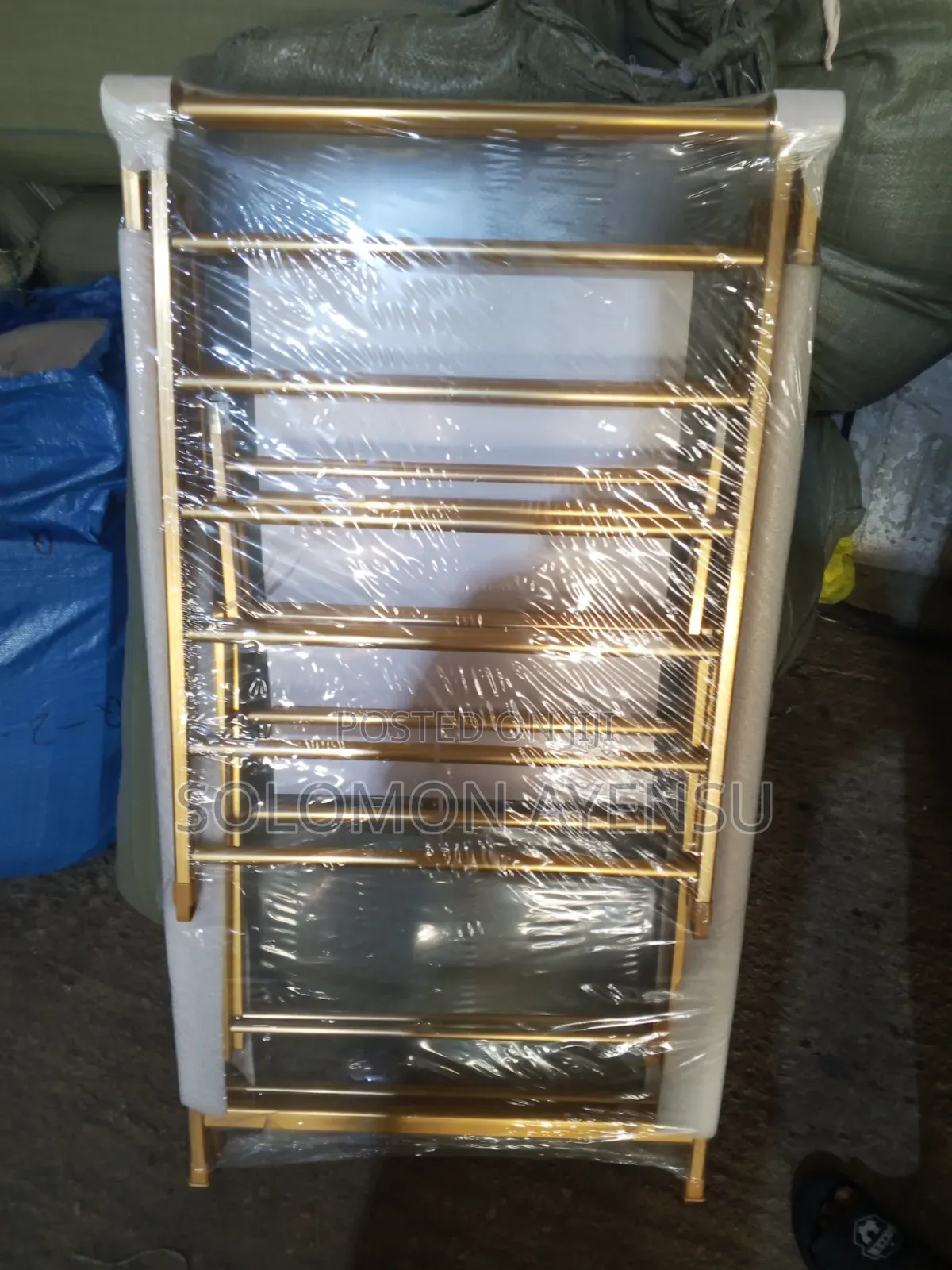 Gold Clothes Drying Rack