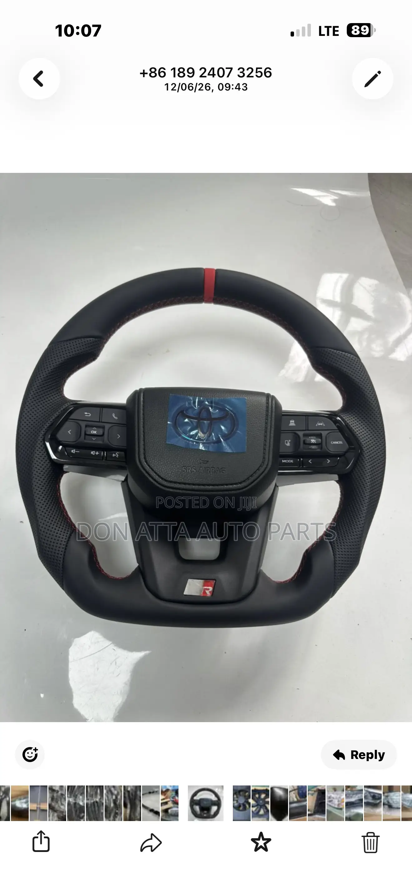 Camry Spider Complete Steering Available