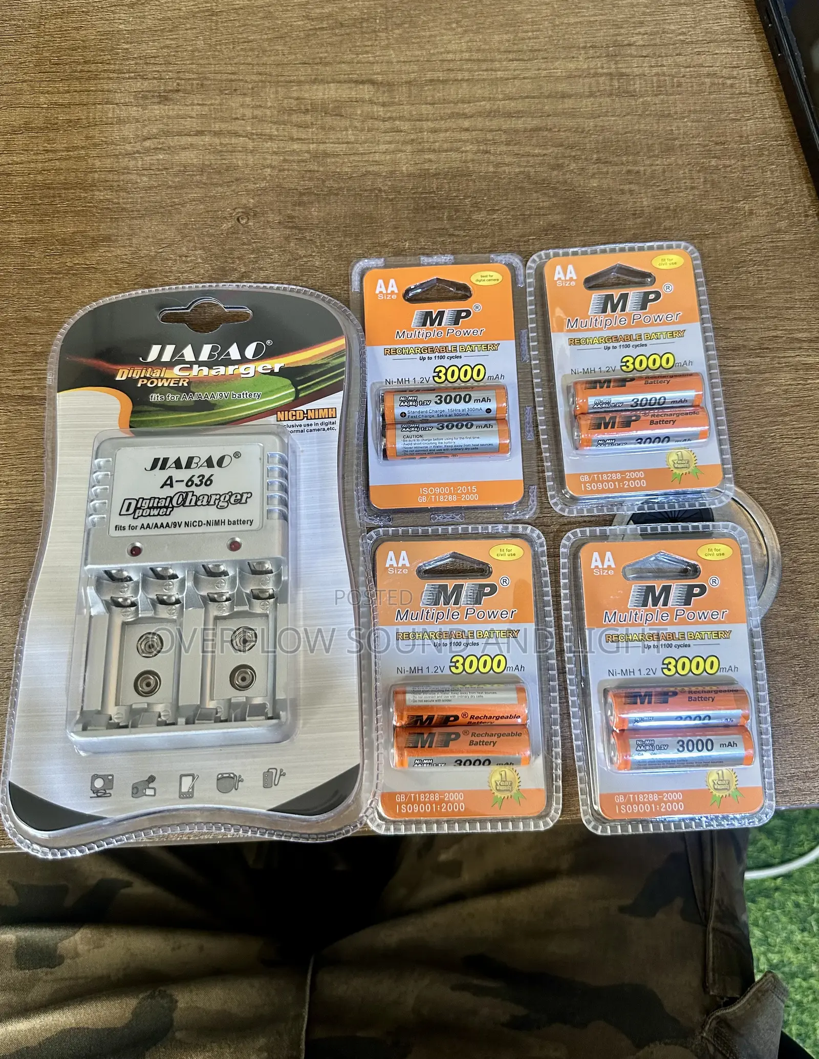 Mp 4-in-1 Microphone Rechargeable Battery Pack[4 Set]