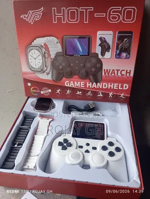 Hot-60 Handheld Electronic Gamepad With S10 Smart Watch 4 Straps