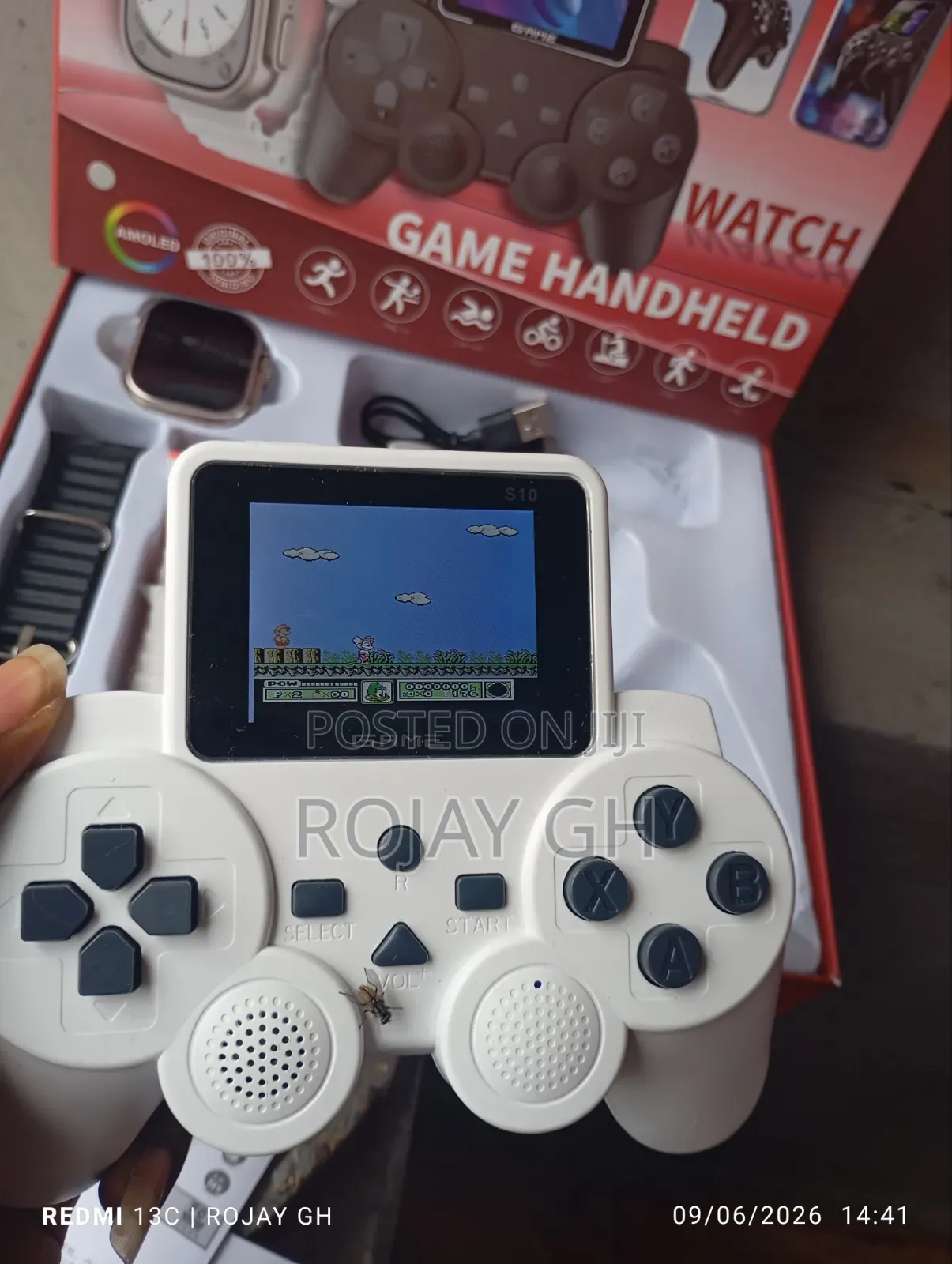 Hot-60 Handheld Electronic Gamepad With S10 Smart Watch 4 Straps