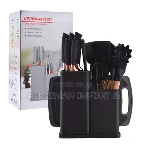 Thick Silicone 19 Pieces Kitchenware Set