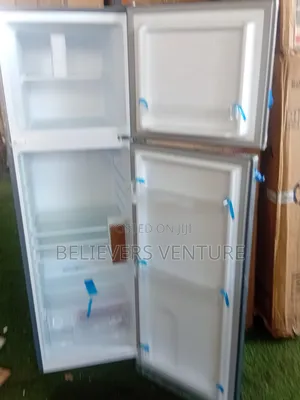 Roch 168l Double Door Fridge – Stylish Silver Finish 168l