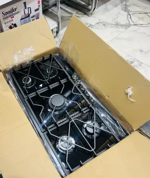Get Durable Kenwood 90cm 5 Gas Hob(Tempered Glass) Black 