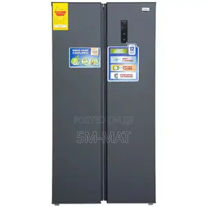 Nasco 400ltrs Side by Side Refrigerator Metalic Silver