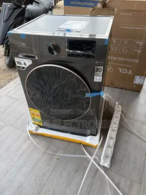 Get Your Laundry Done With TCL-Front Load Washer-10.5kg Dryer-6kgs