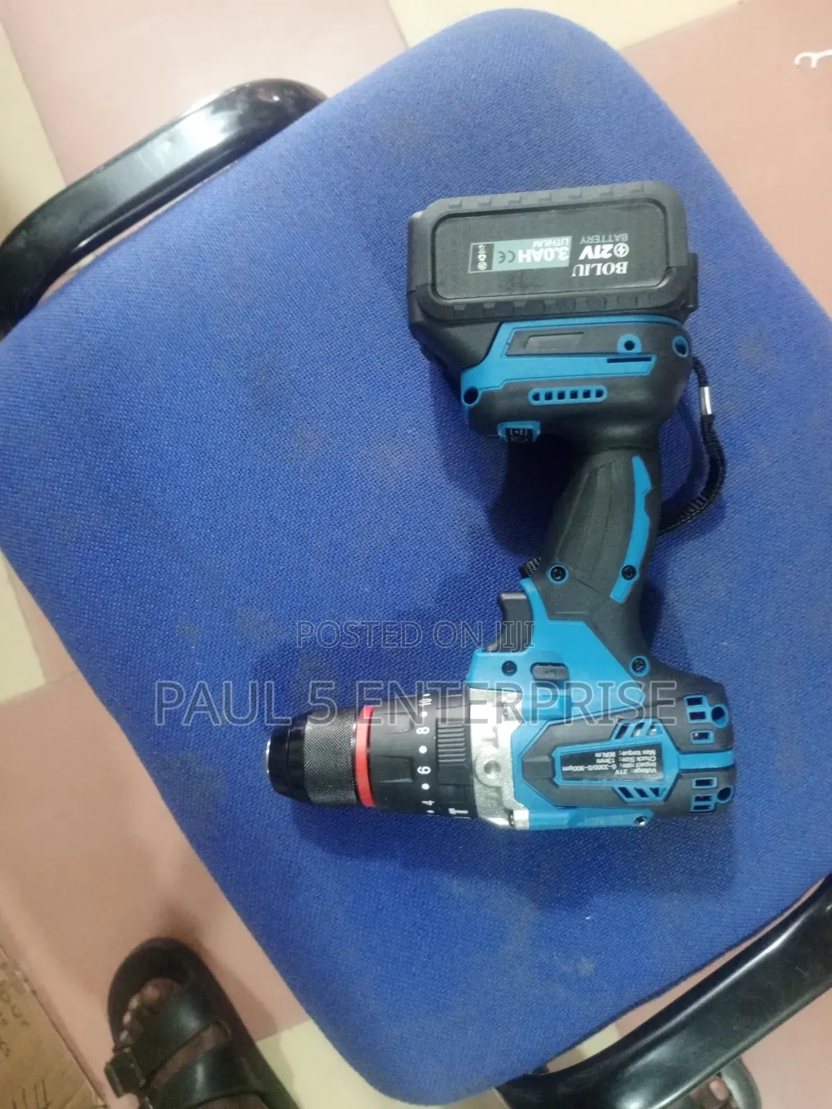 Cordless Drilling Machine Brushless Motor 2*3a Battery