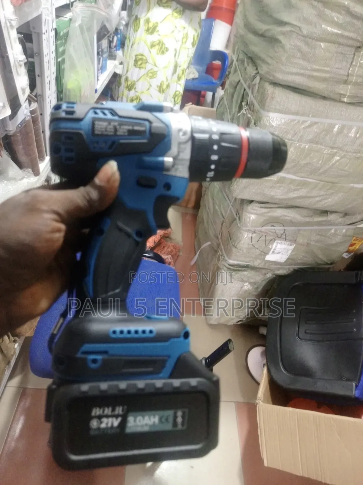 Cordless Drilling Machine Brushless Motor 2*3a Battery