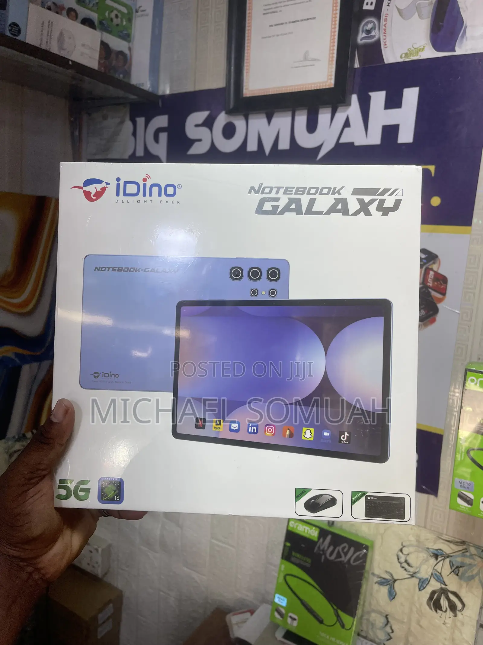 New Idino Notebook Galaxy 512 GB Blue