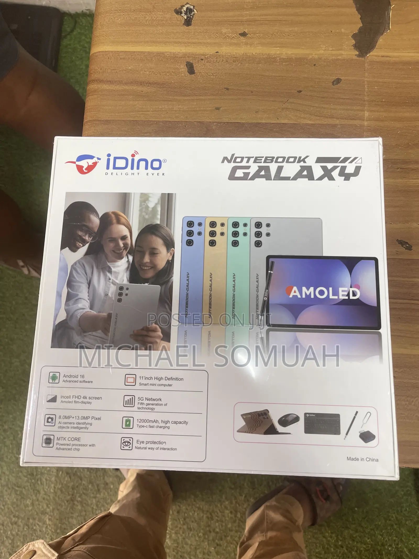 New Idino Notebook Galaxy 512 GB Blue