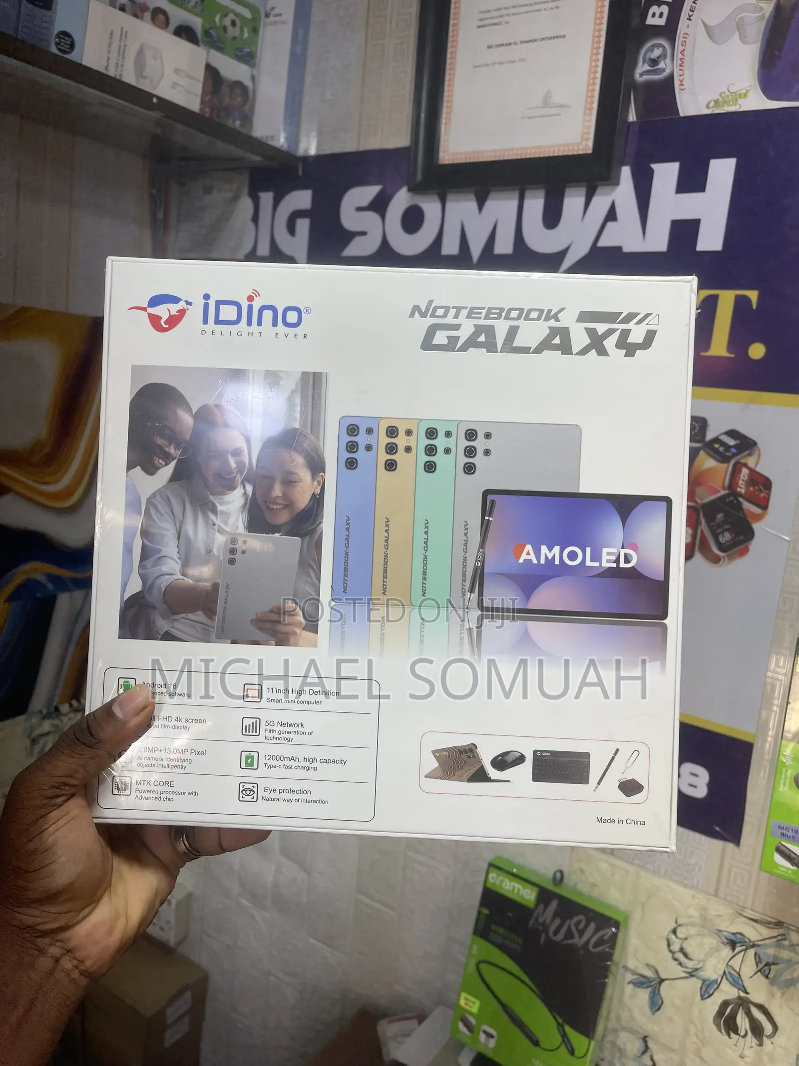 New Idino Notebook Galaxy 512 GB Blue