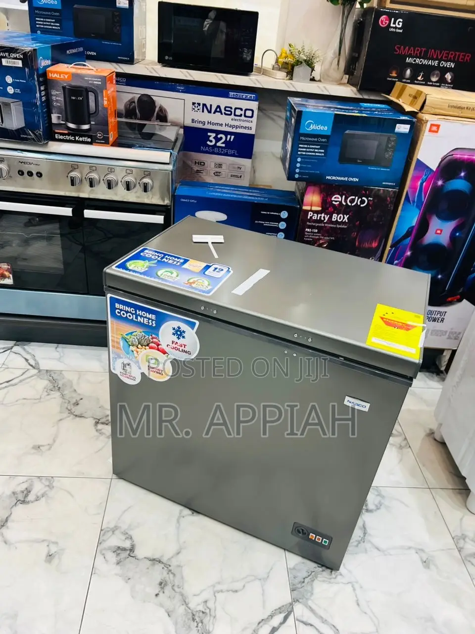 Sleek and Uniquely Designed Nasco 198l Single Door Freezer(Nas-23sk)