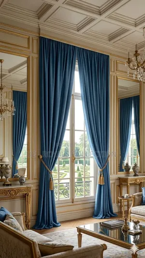 High Quality Hotel Style Curtains 2 in 1