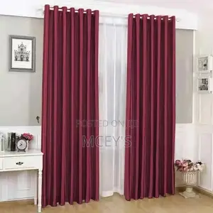 3 In 1 Plain Curtains