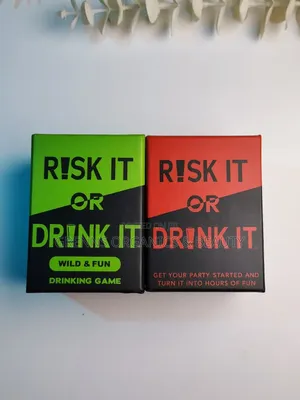 Risk It Or Drink It Card Game – Wild Fun Party Drinking Game