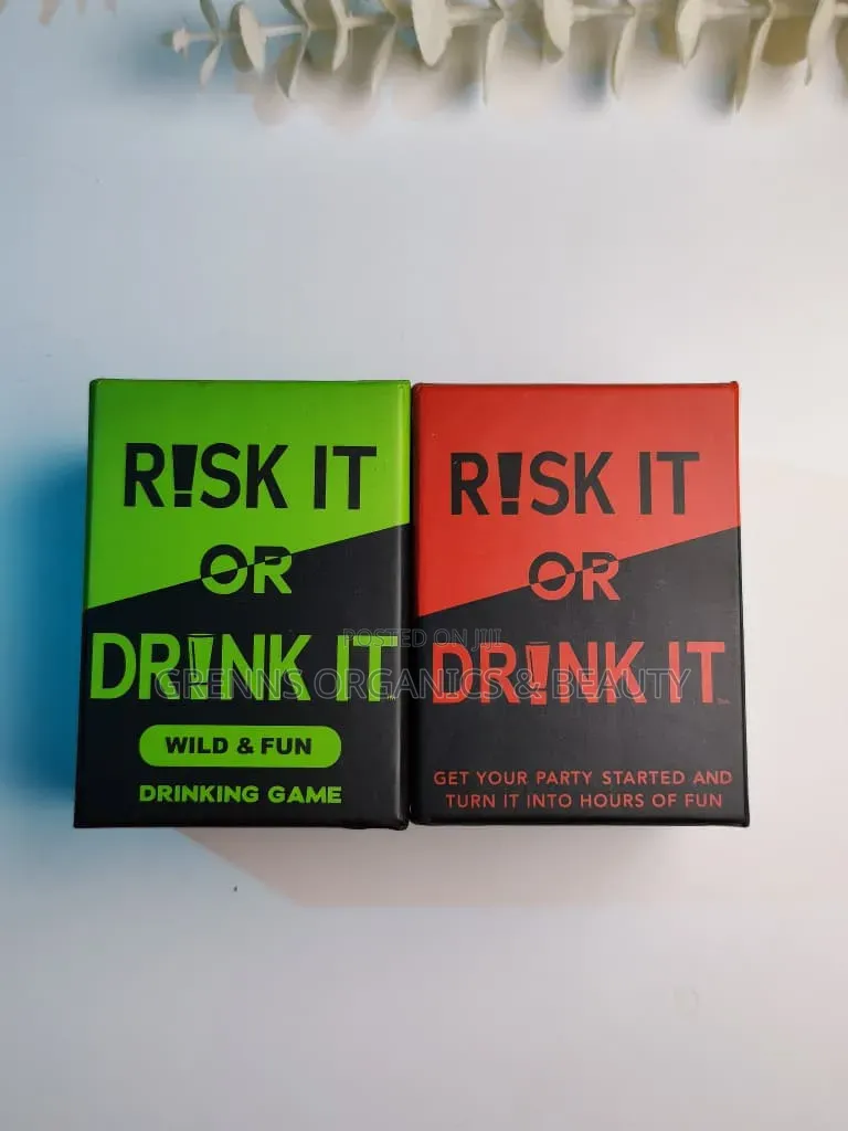 Risk It Or Drink It Card Game – Wild Fun Party Drinking Game
