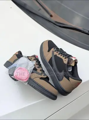 Original Travis Scott Deep Brown Sneakers