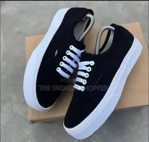 Highly Condron Vans Black and White