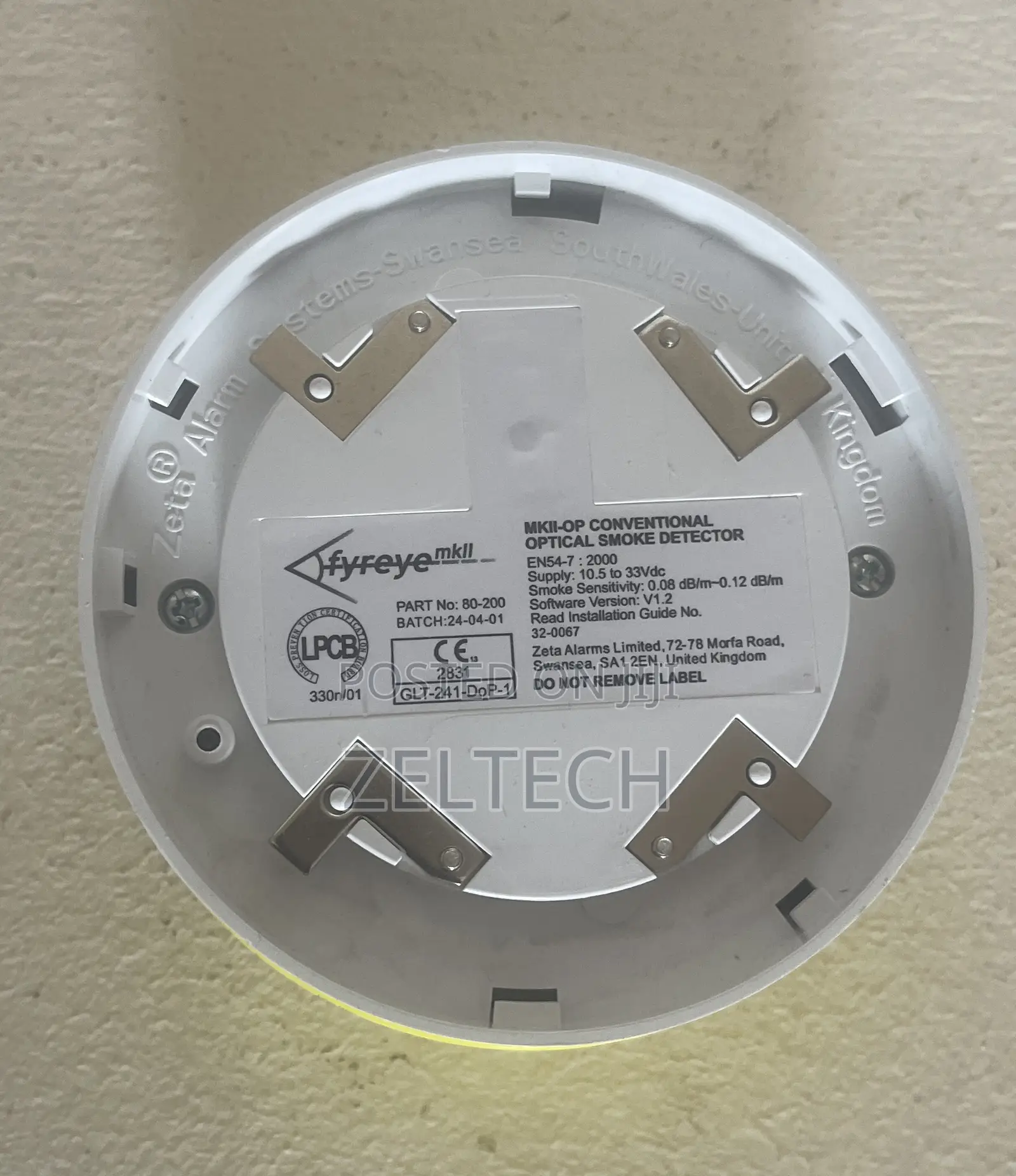Zeta Uk Smoke Detector