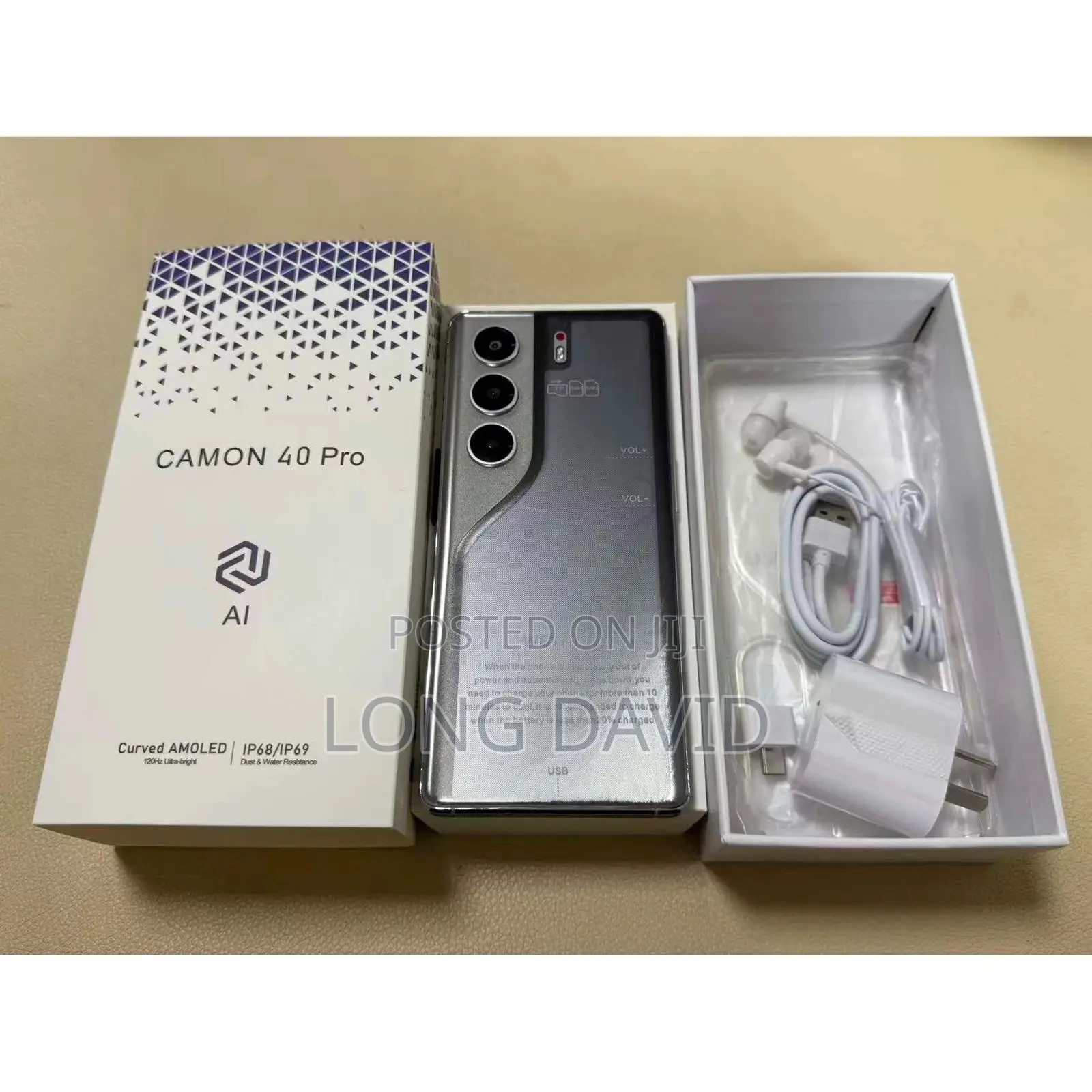 New Tecno Camon 40 Pro 4G 256 GB Gray