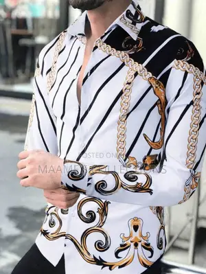 Men’S Printed Long Sleeve Shirt