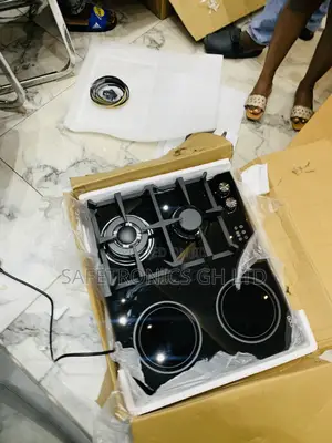 Quality Sleek Kenwood 3+2 Built-in Hybrid Cooker Hob