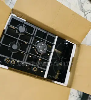 Accurate Black Kenwood 3+2 Built-in Hybrid Cooker Hob Ceramic