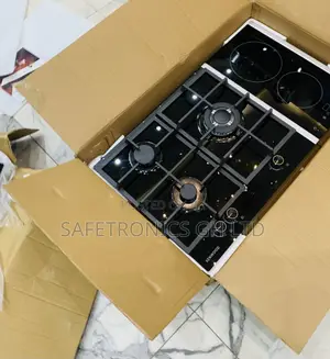 New Design Ceramic Black Kenwood 3+2 Built-in Hybrid Cooker Hob