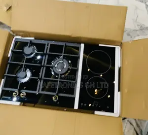Perfect Ceramic Black Kenwood 3+2 Built-in Hybrid Cooker Hob