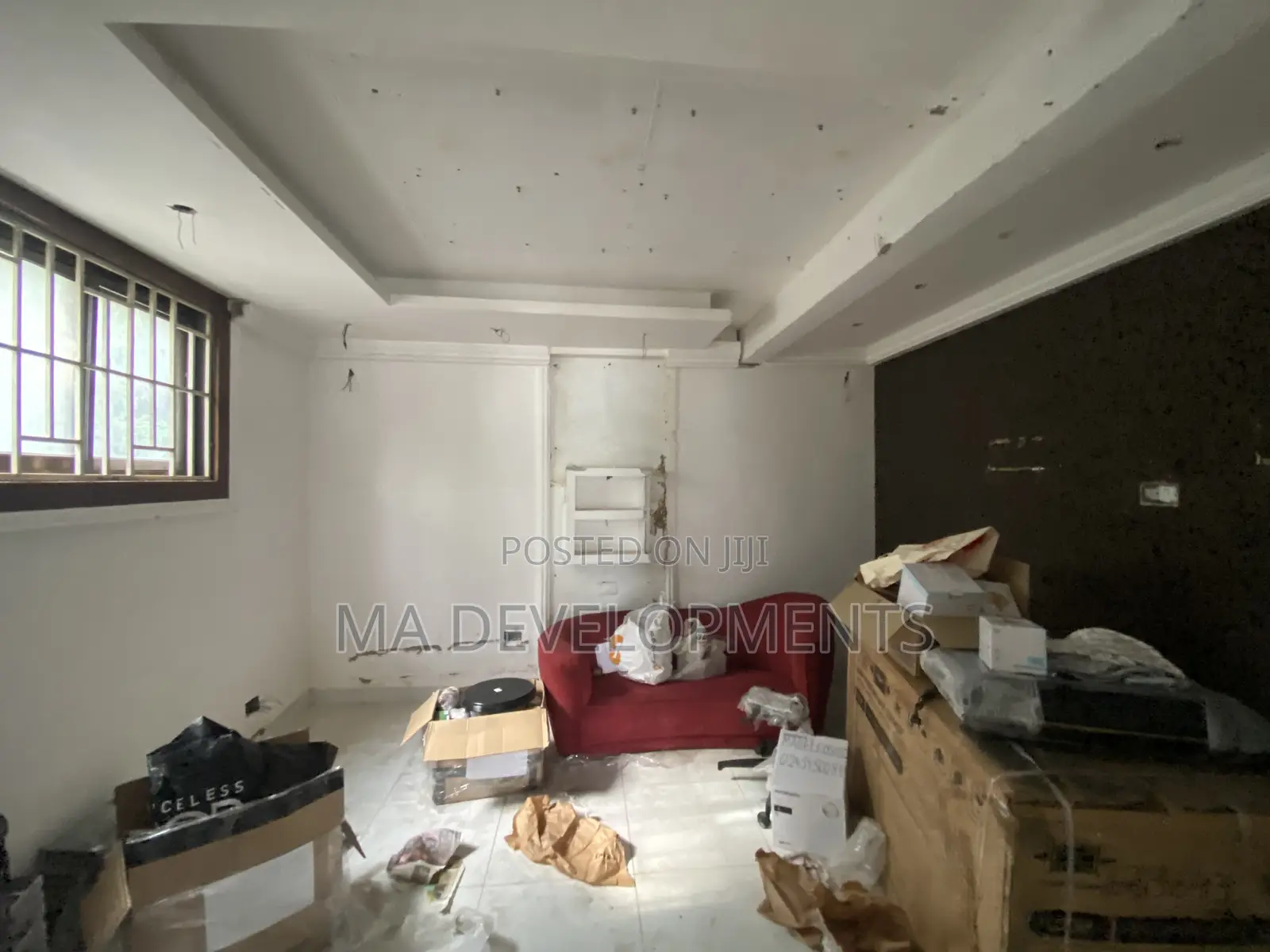 Double Shop With Office for Rent Achimota Neoplan by the Tarred Road.